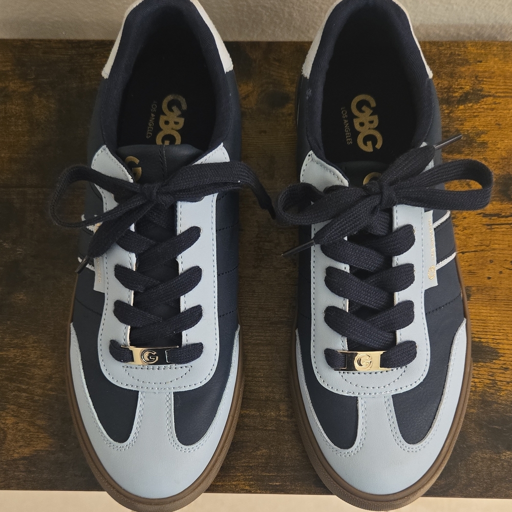GBG Los Angeles Navy and Light Blue Sneakers - Picture 2 of 7